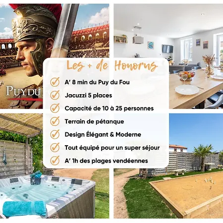 Honorus - - Puy Dufou - Grande Capacite 別荘