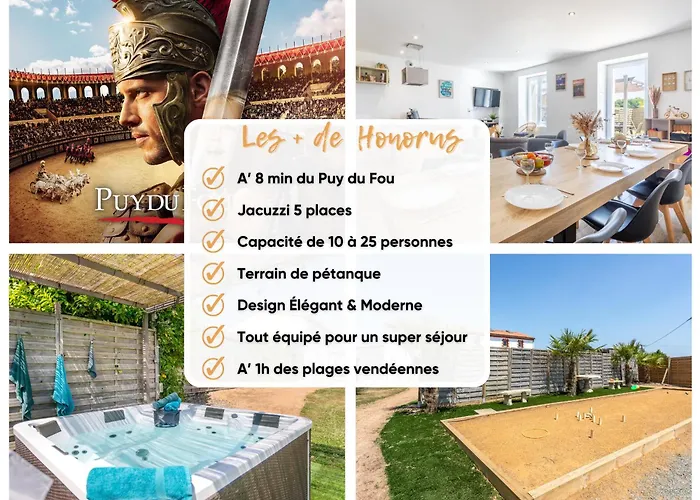 Honorus - - Puy Dufou - Grande Capacite 펜션